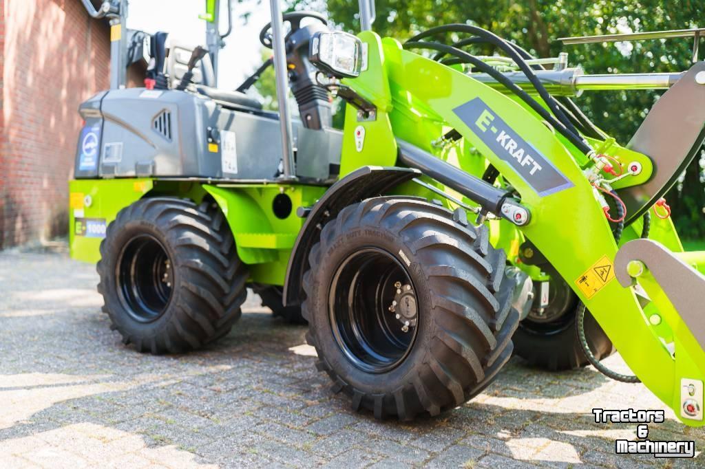 Chargeuse sur pneus E-Kraft E1000 PRO Lithium minishovel wiellader