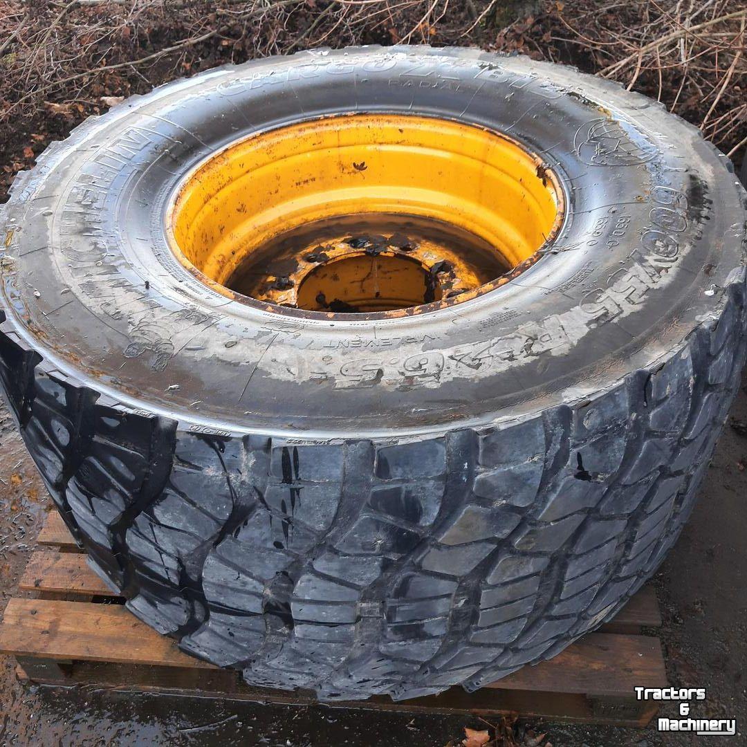 Roues, Pneus, Jantes, Barillets Jumelage Michelin 600/55R26.5 cargo band