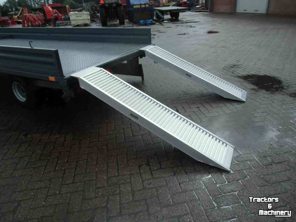 Remorque Agomac Stratenmakerswagen / Bakkenwagen / Machinetransporter