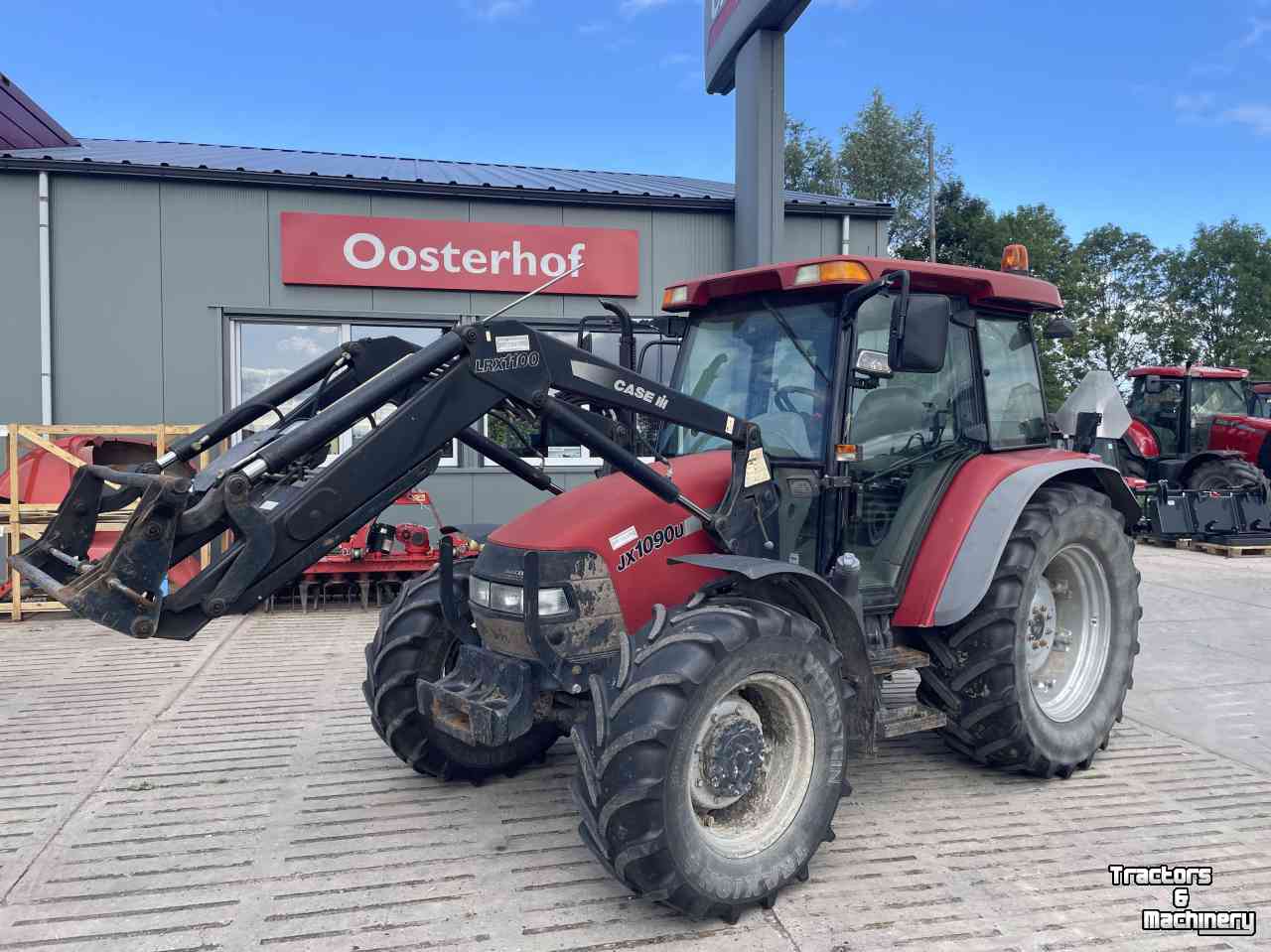 Tracteur Case-IH JX1090U met voorlader
