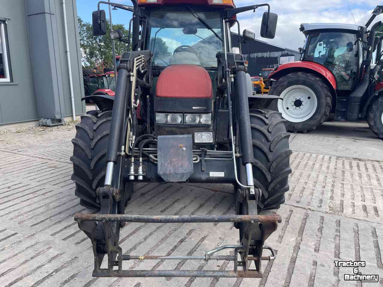 Tracteur Case-IH JX1090U met voorlader