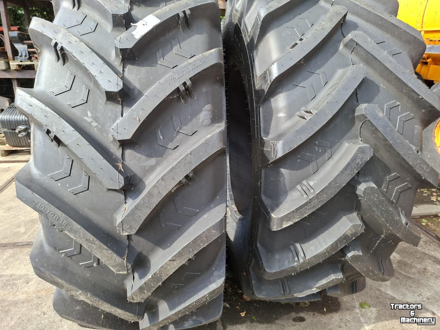 Roues, Pneus, Jantes, Barillets Jumelage Ascenso 710/70R38