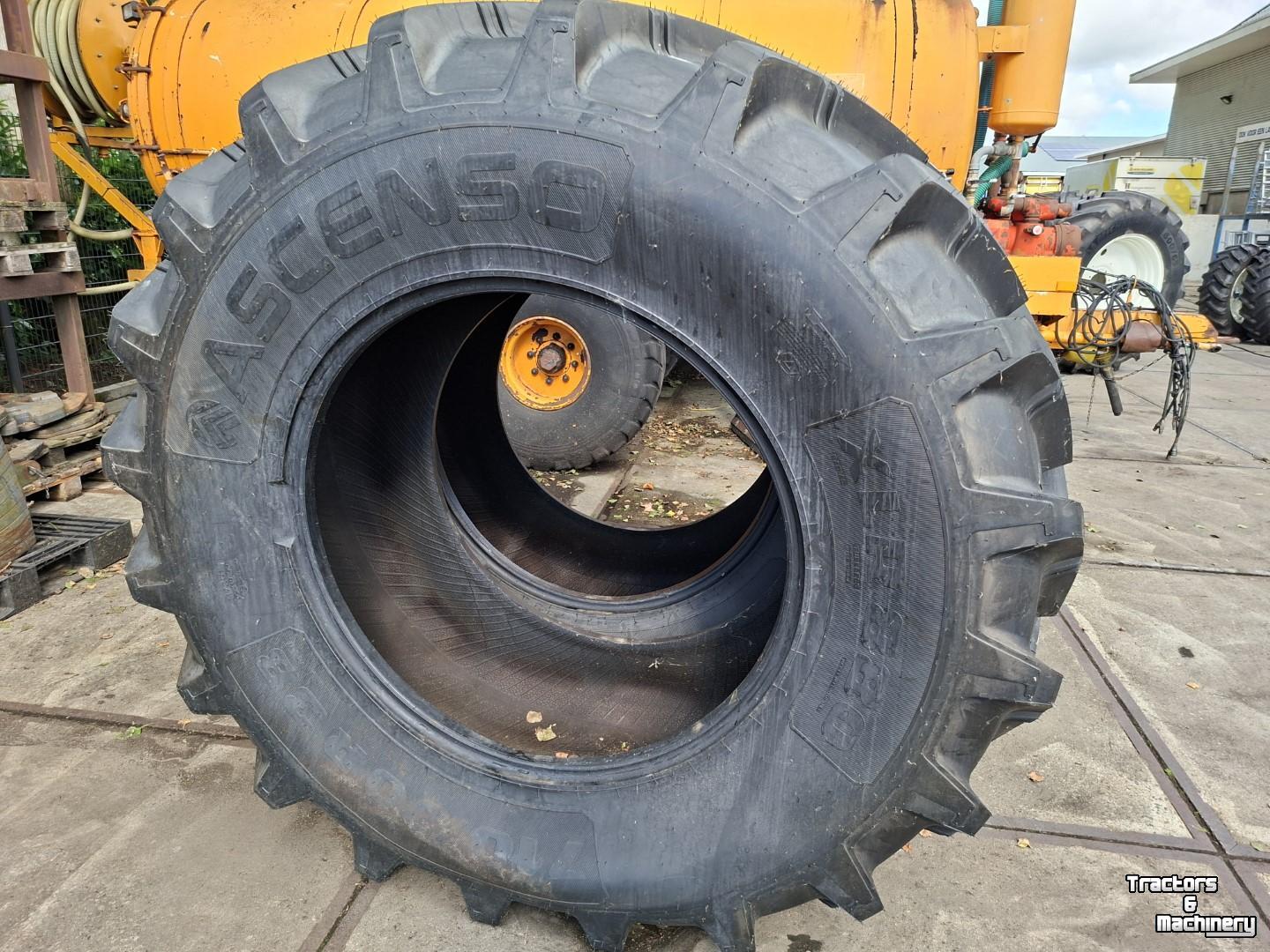 Roues, Pneus, Jantes, Barillets Jumelage Ascenso 710/70R38