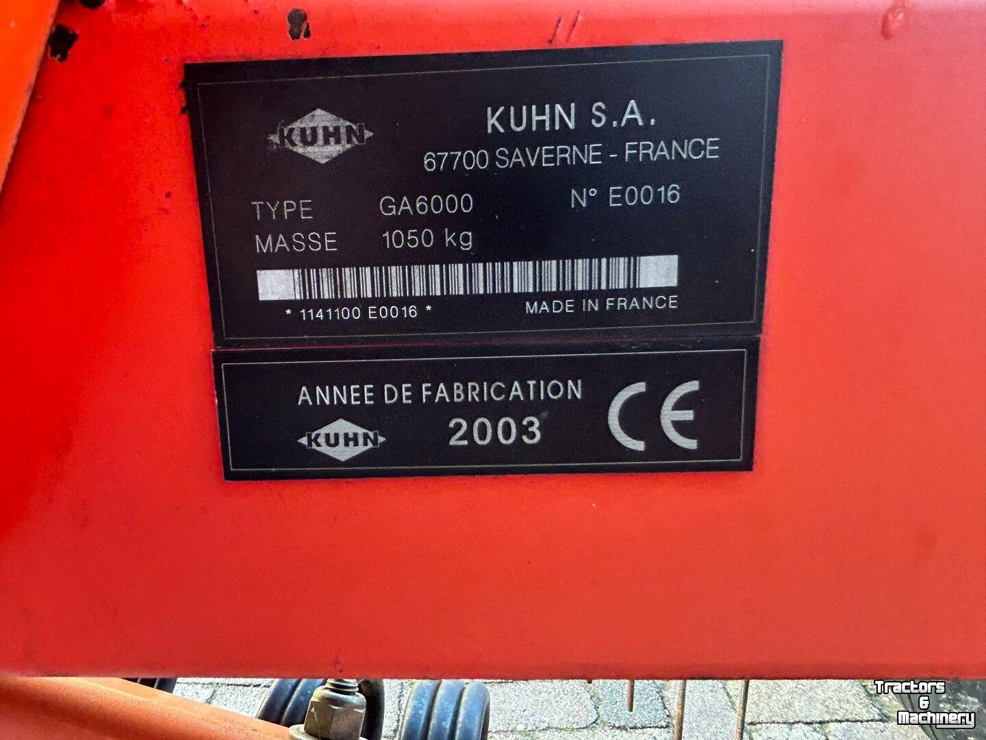 Andaineur Kuhn GA 6000