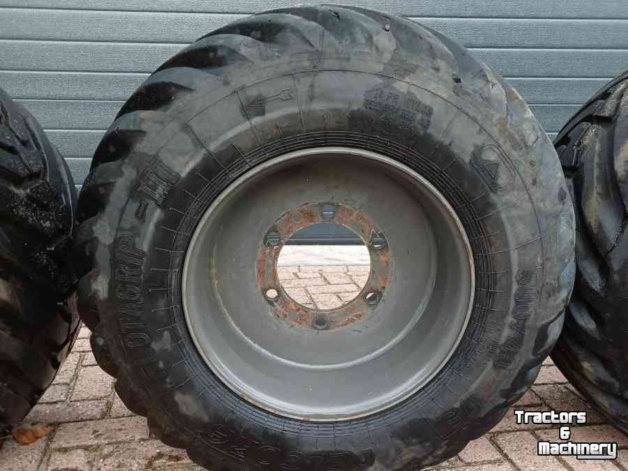 Roues, Pneus, Jantes, Barillets Jumelage  Delcora flotagrip III 500/40-17.5