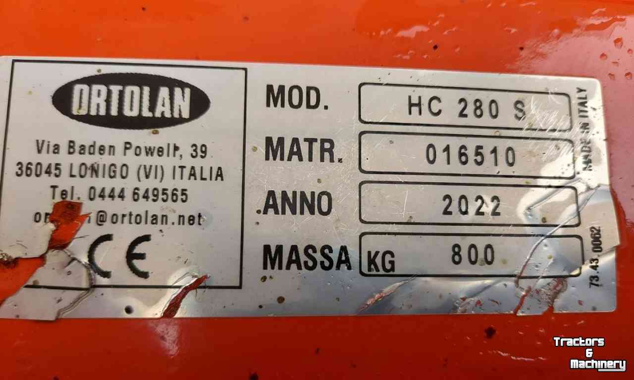Fraise rotative Ortolan HC 280 S Grondfrees