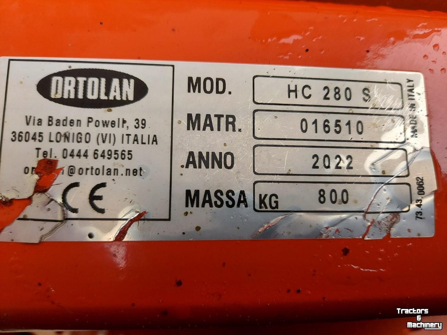 Fraise rotative Ortolan HC280S