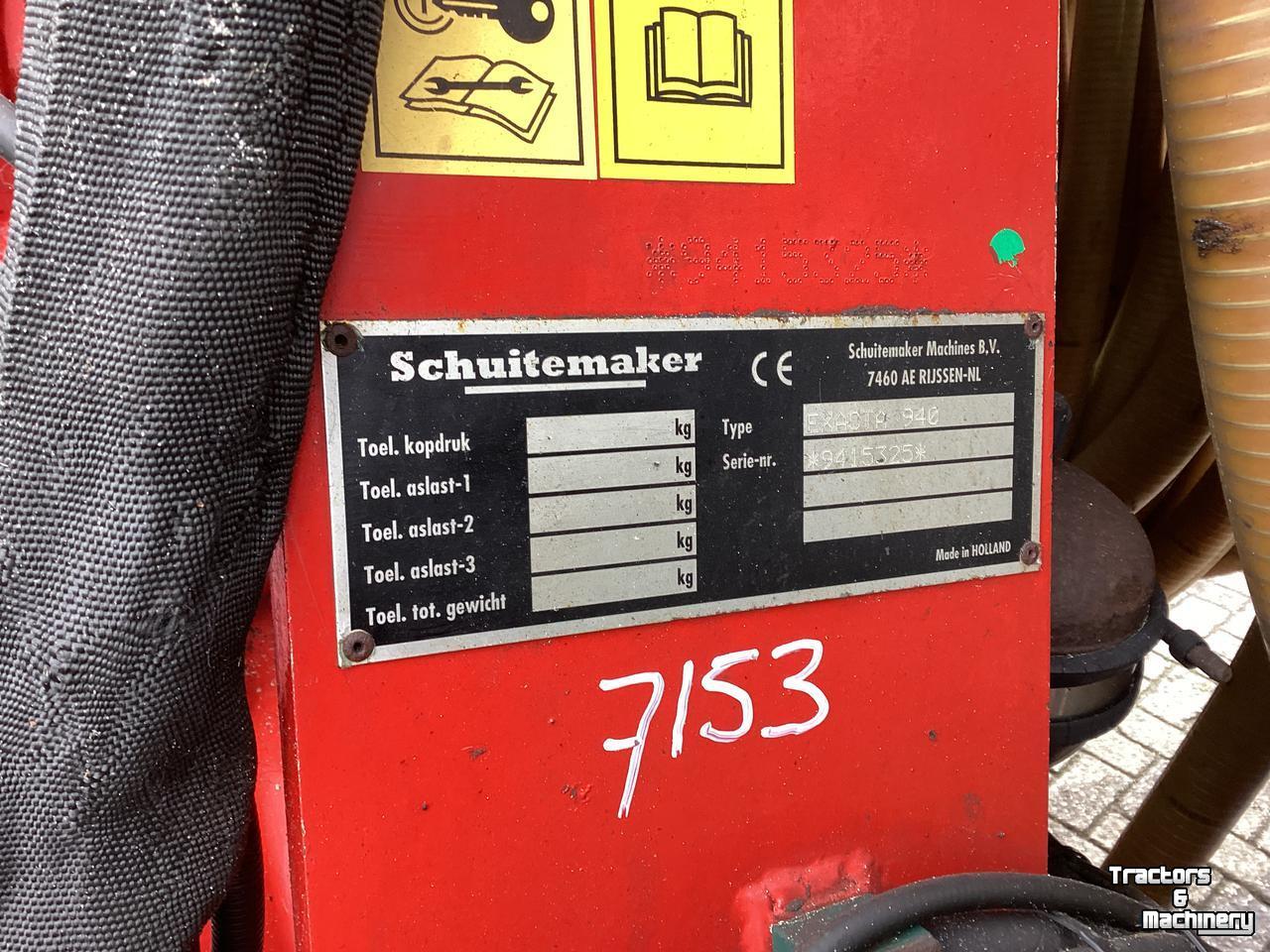 Injecteur de prairie Schuitemaker Exacta 940