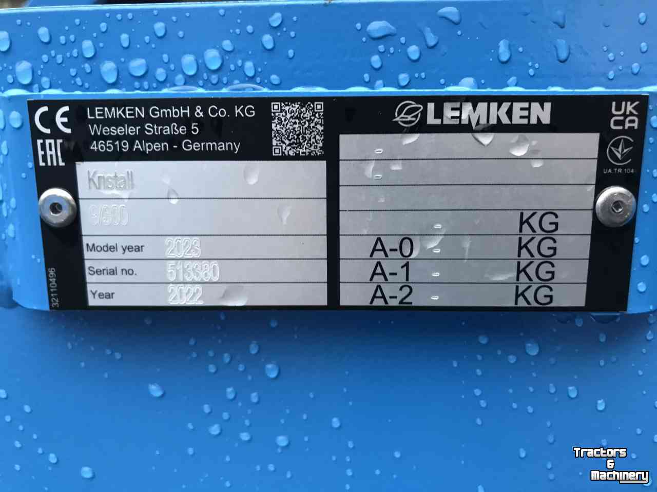 Cultivateur Lemken Kristall 9/300