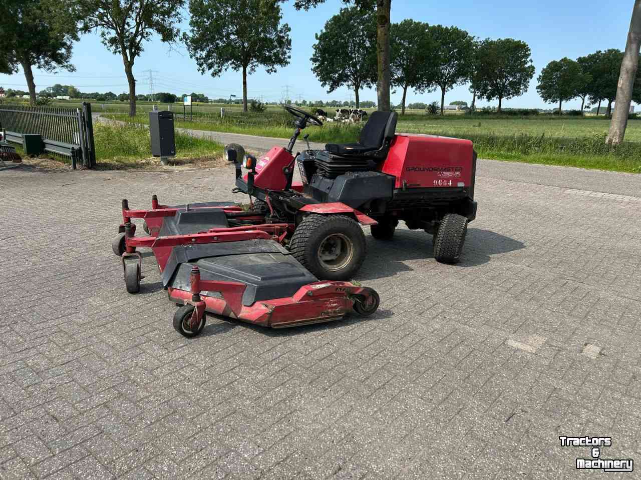 Tracteur Tondeuse Autoporté Toro 455 D 3 deleige cirkelmaaier