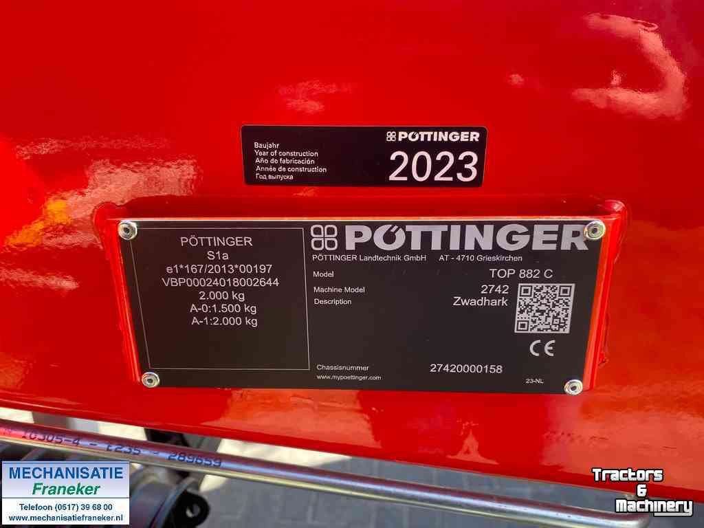 Andaineur Pottinger Top 882C