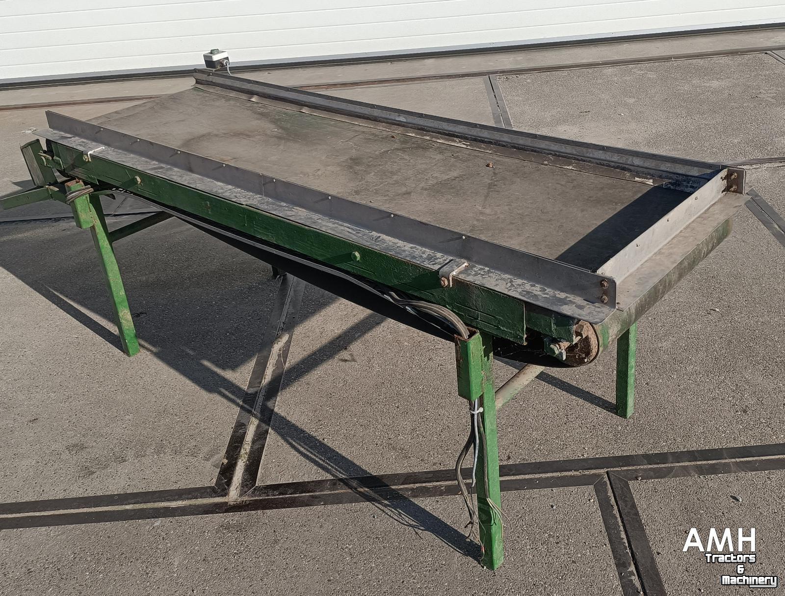 Convoyeur  Vlakke leesband 2100x600 LEESBAND TRANSPORTBAND VLAKKE BAND FLAT BELT INSPECTION CONVEYOR BELT FLACHBAND VERLESEBAND FÖRDERBAND