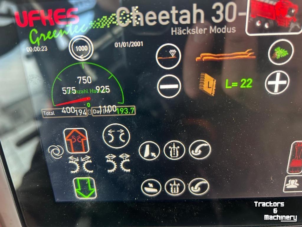 Déchiqueteuse de bois Greentec Cheetah 30/13 combi