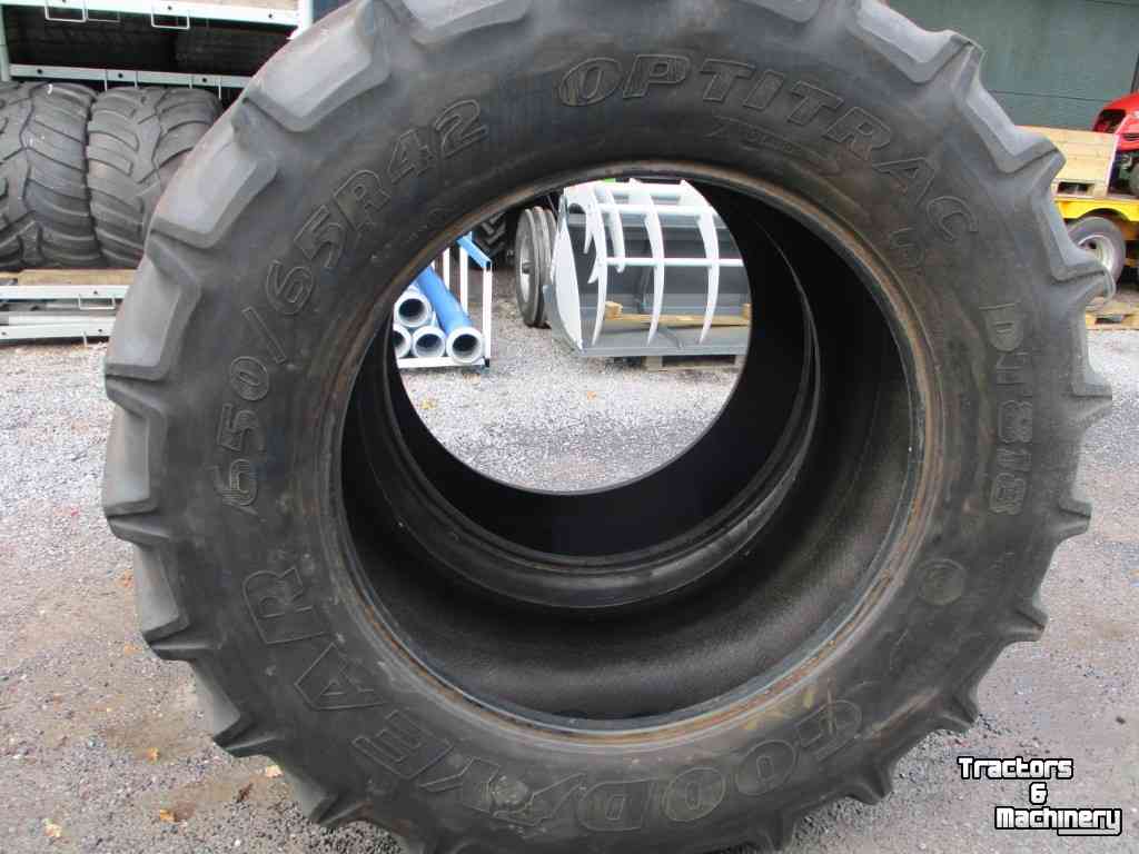 Roues, Pneus, Jantes, Barillets Jumelage Good Year 650/65-42