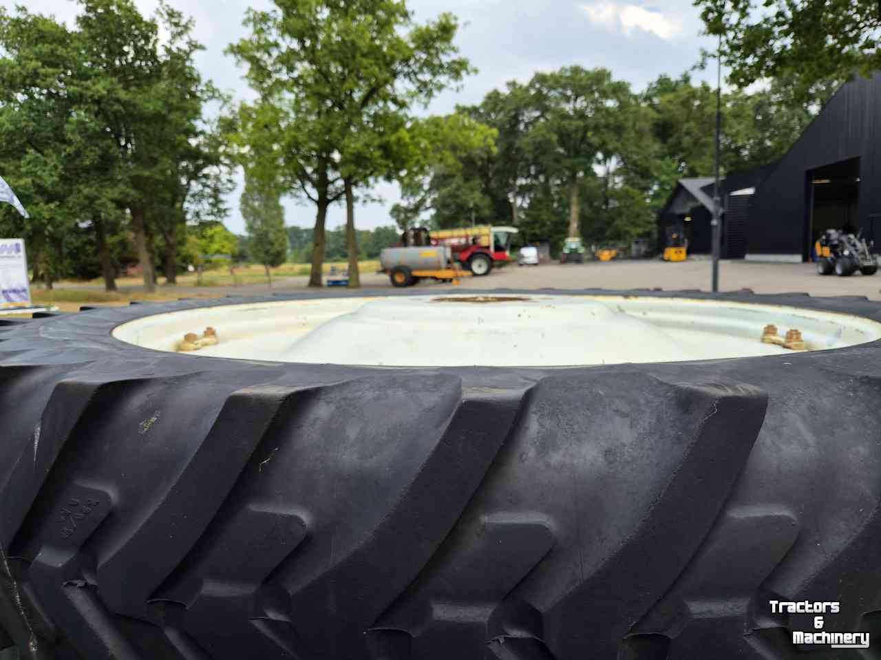 Roues, Pneus, Jantes, Barillets Jumelage Michelin 4 stuks 320/90R54, cultuurwielen veldspuit