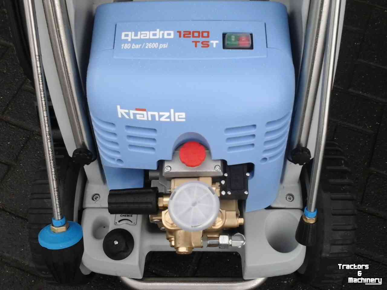 Nettoyeur à haute pression Chaud/Froid Kränzle Quadro 1200 TST  rvs steek  (koud) 380V