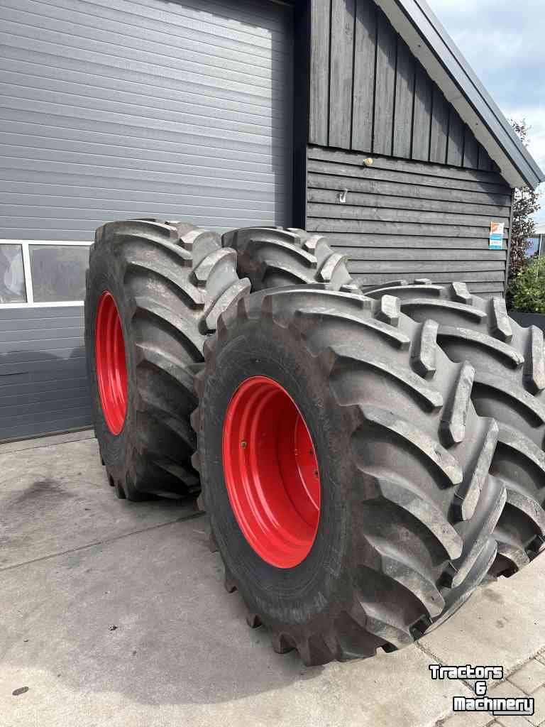 Roues, Pneus, Jantes, Barillets Jumelage Vredestein 800/70R38 & 620/75R30