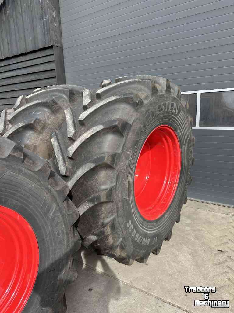 Roues, Pneus, Jantes, Barillets Jumelage Vredestein 800/70R38 & 620/75R30