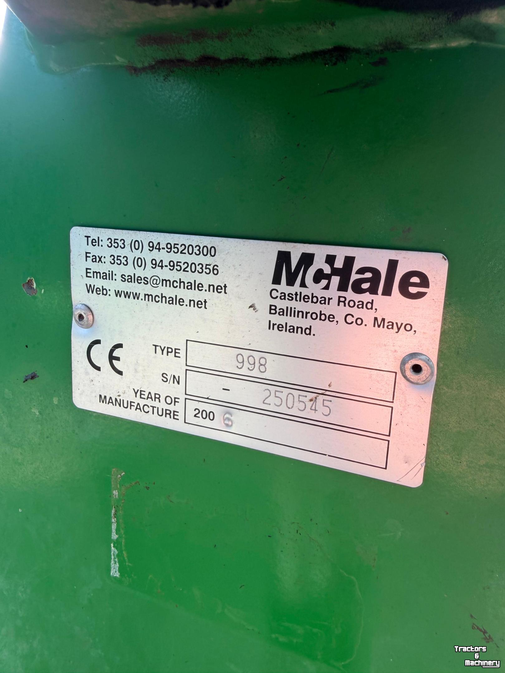 Enrubanneuse McHale 998