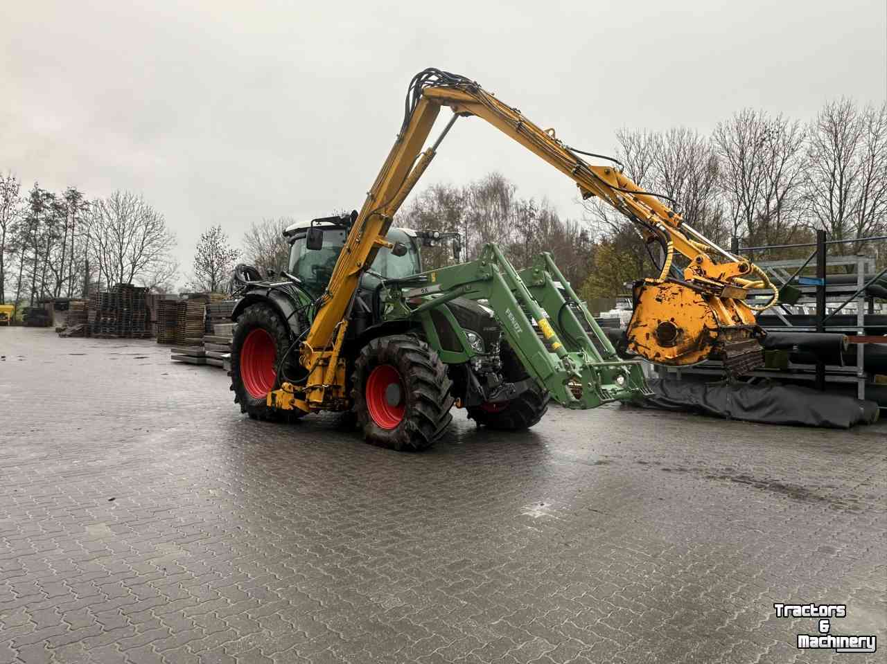 Bras avec benne de fauche Herder MBK 120S