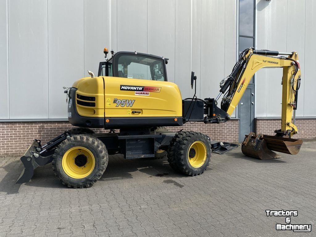 Pelles sur pneus Yanmar B95W