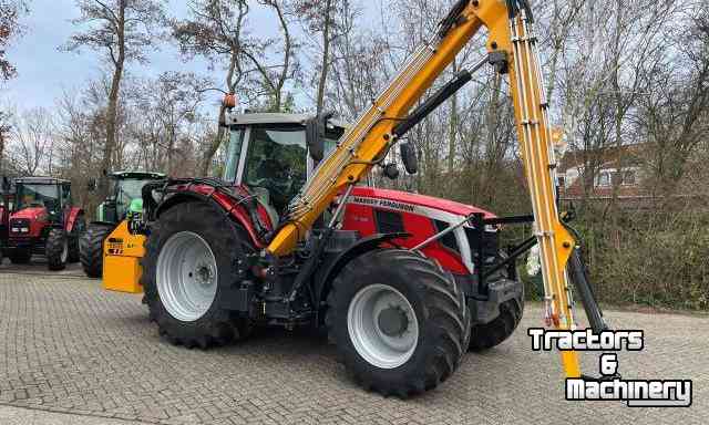 Tracteur Massey Ferguson 7S.190 Dyna VT EFF Tractor + Herder Grenadier 513LSH