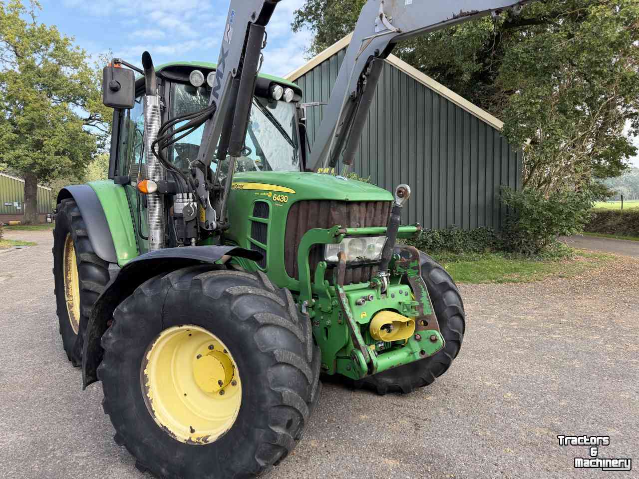 Tracteur John Deere 6430 Premium PQ FH+PTO+Frontlader