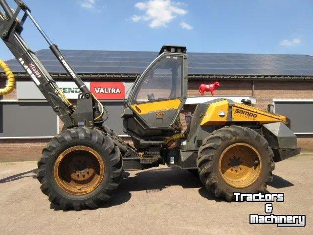 Véhicule automotrice arracheuse forestière Sampo 1066
