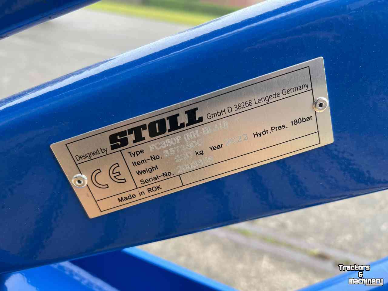 Chargeur frontal Stoll New Holland FC 350 P T3000 voorlader frontlader