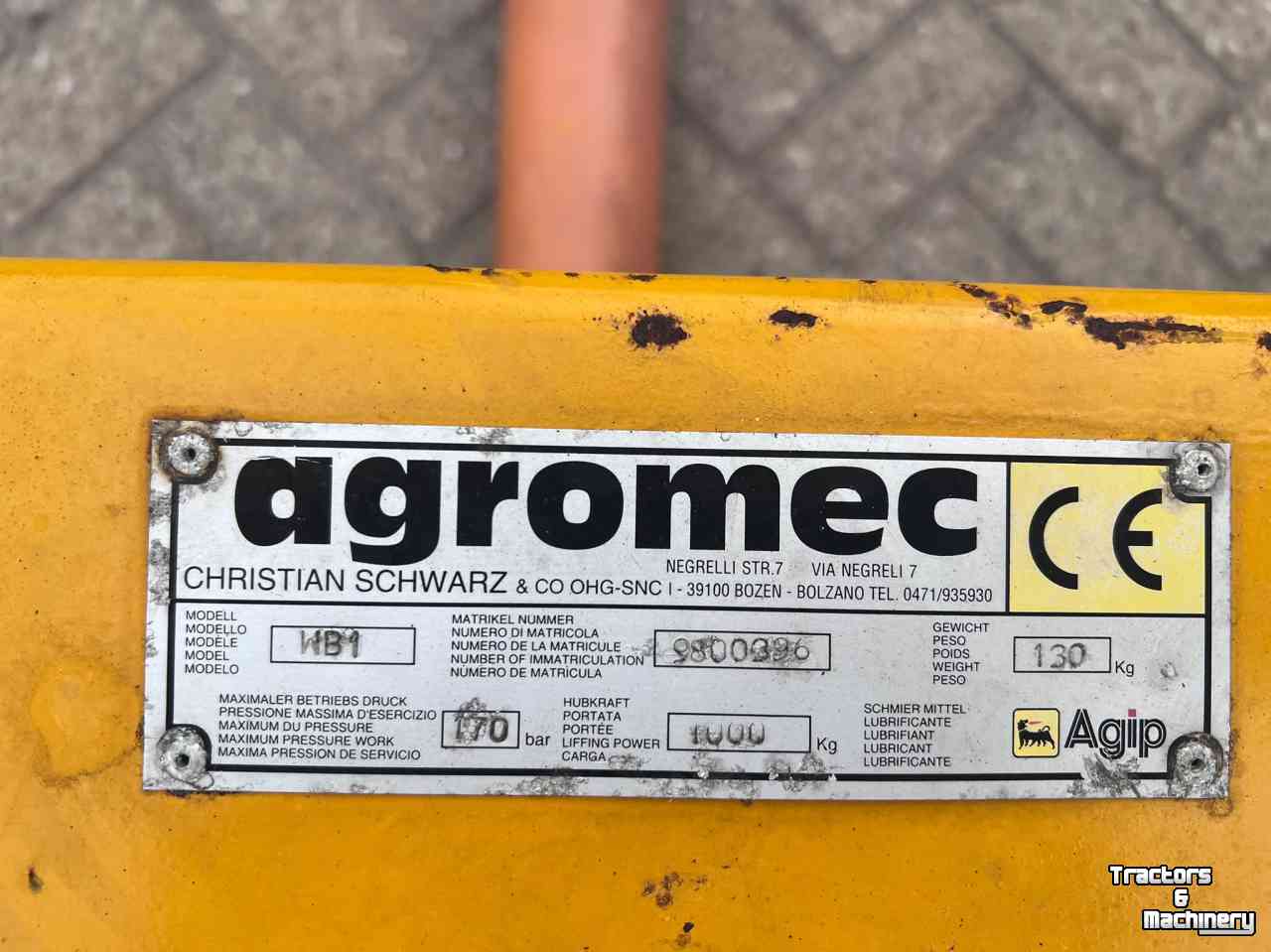Autres pièces d’équipement et accessoires  Agromec ronde balenklem ongebruikt