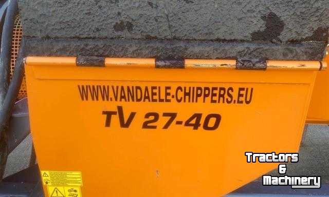 Déchiqueteuse VanDaele TV 27-40 EBT Elektrische Houtversnipperaar