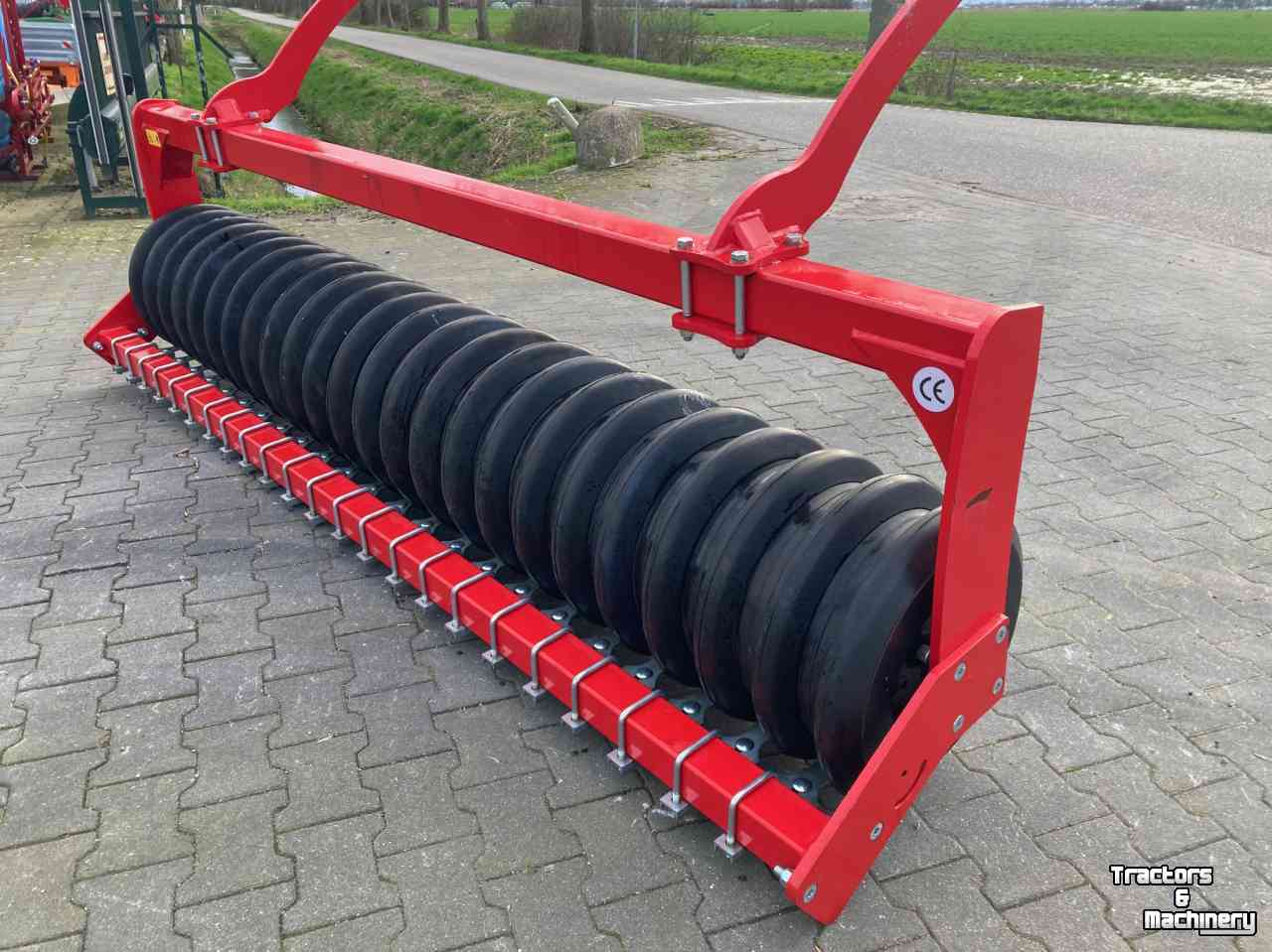 Autres matériel et accessoires de travail du sol GRS V-Ring wals. rubber wals-rol 3 mtr