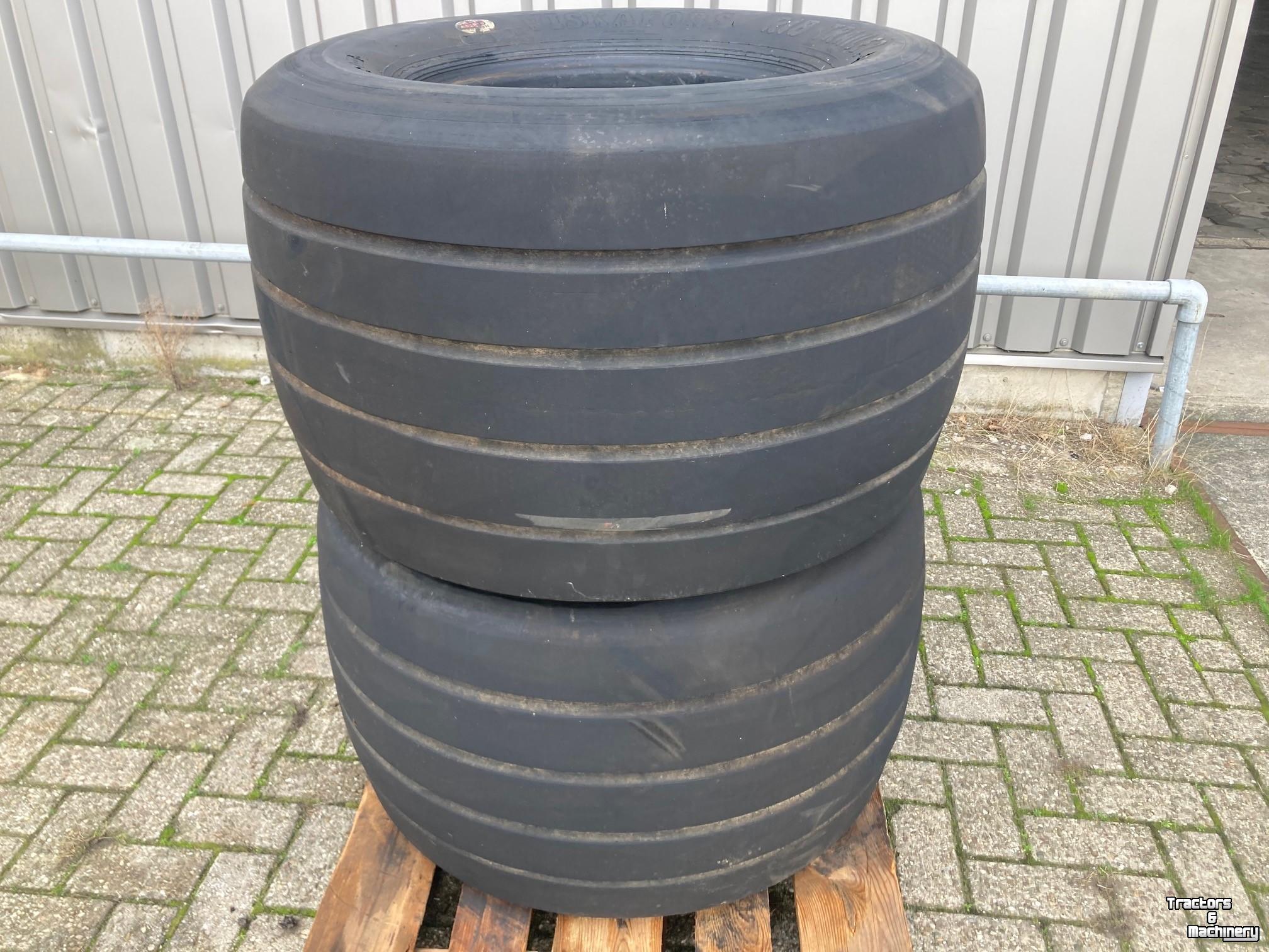 Roues, Pneus, Jantes, Barillets Jumelage  Viskafors 555/45-17 Rib trailer