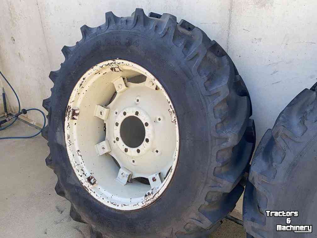 Roues, Pneus, Jantes, Barillets Jumelage Stomil 16.9-34 (420/85R34, R34, 34inch)