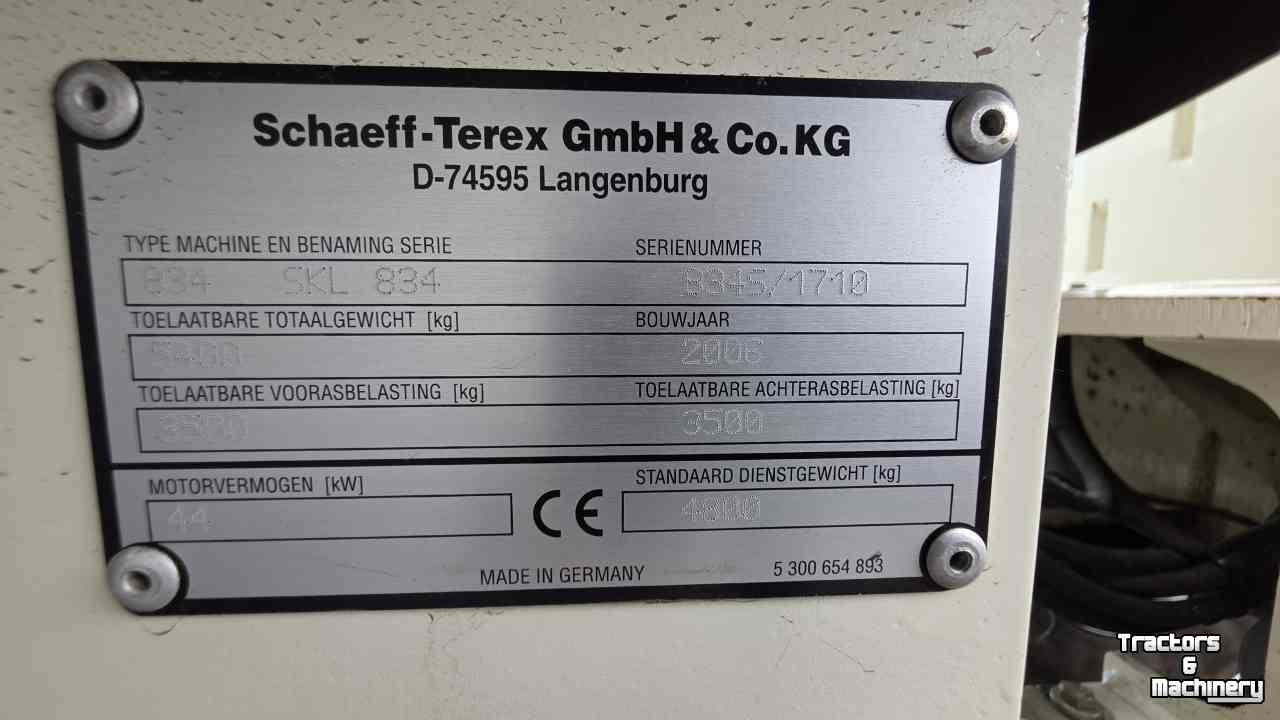 Chargeuse sur pneus Terex SKL834