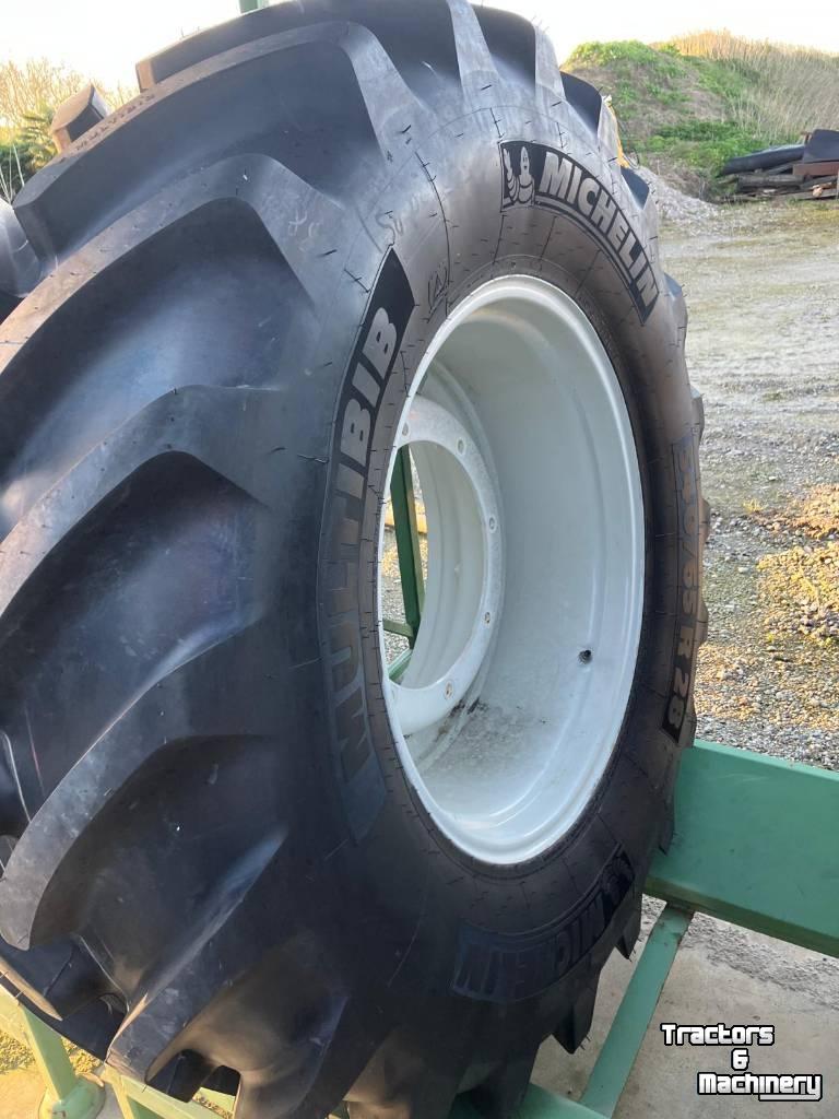 Roues, Pneus, Jantes, Barillets Jumelage Michelin Multibib 650-65r38 en 540-65r28