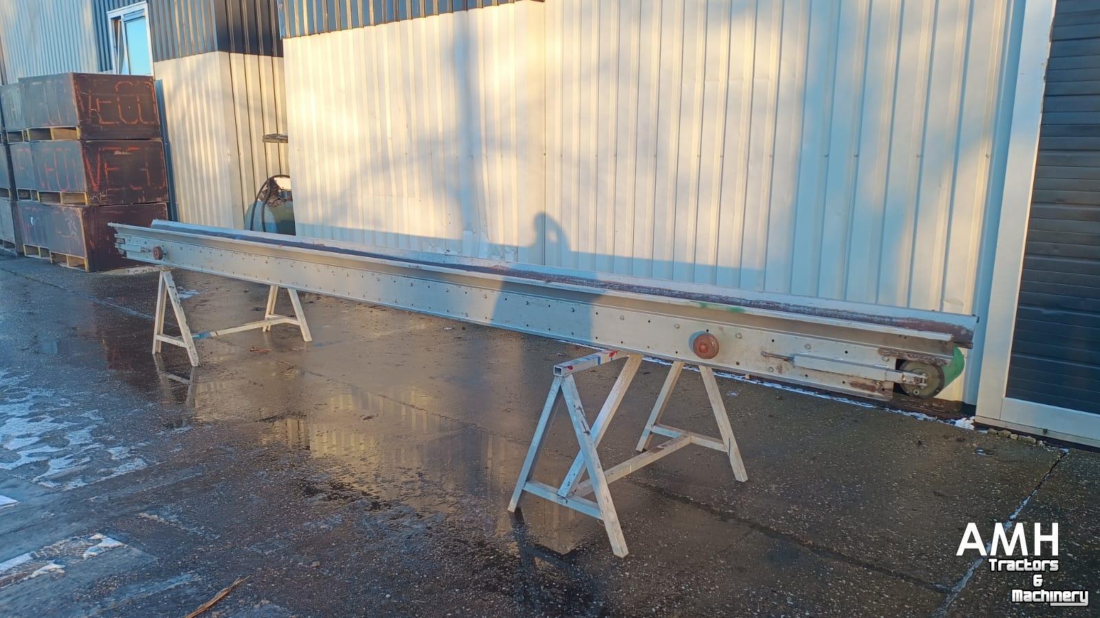 Convoyeur  onbekend / unknown 6680 X 300 TRANSPORTBAND VLAKKE BAND FLAT BELT CONVEYOR BELT FLACHBAND FÖRDERBAND
