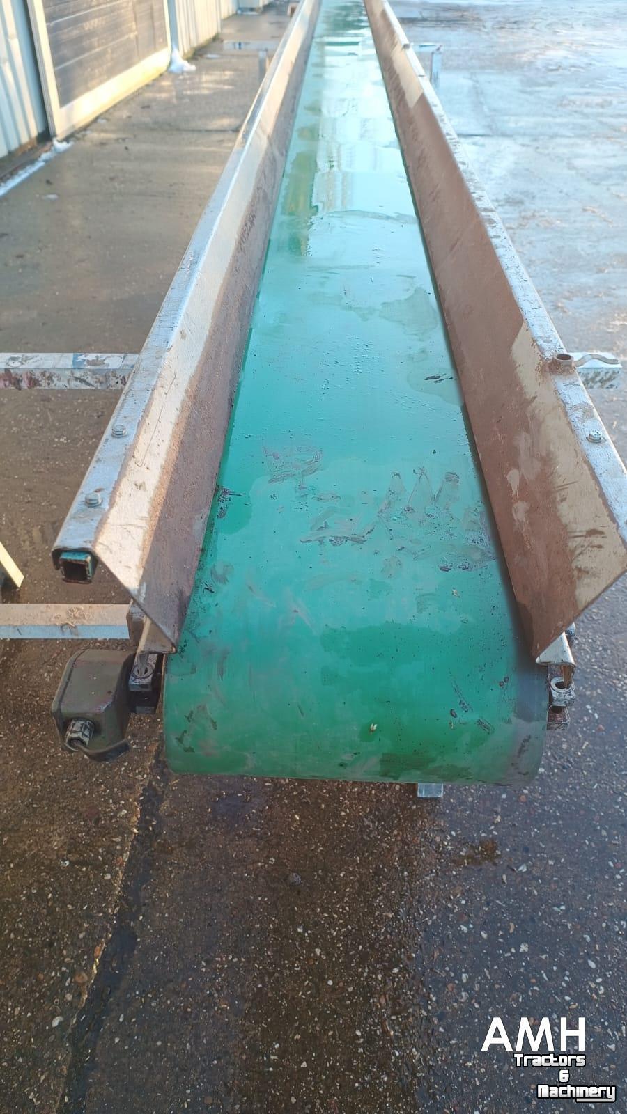 Convoyeur  onbekend / unknown 6680 X 300 TRANSPORTBAND VLAKKE BAND FLAT BELT CONVEYOR BELT FLACHBAND FÖRDERBAND