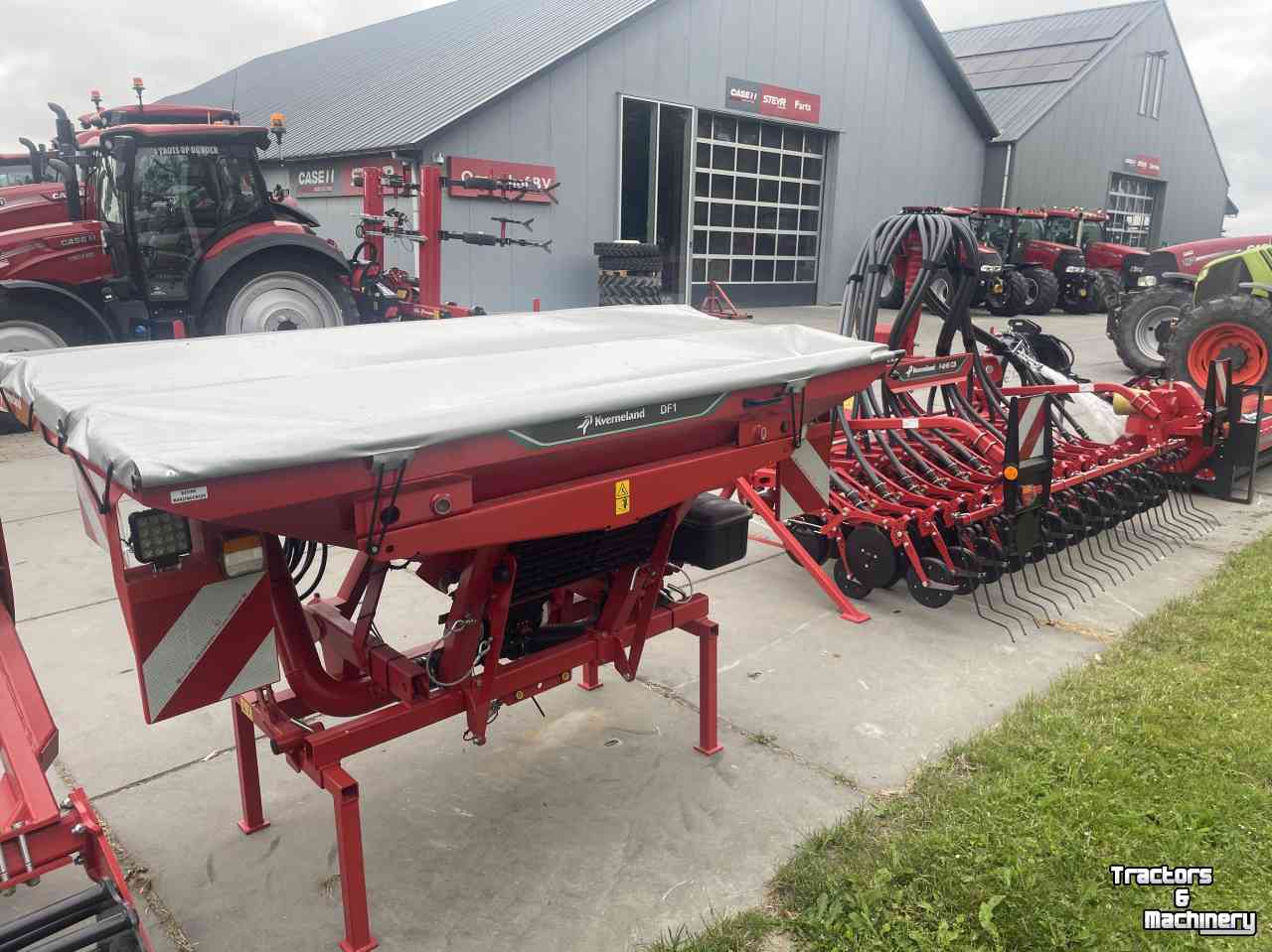 Semoir Kverneland DF1 isobus front tank met cx2 schijfcouterbalk