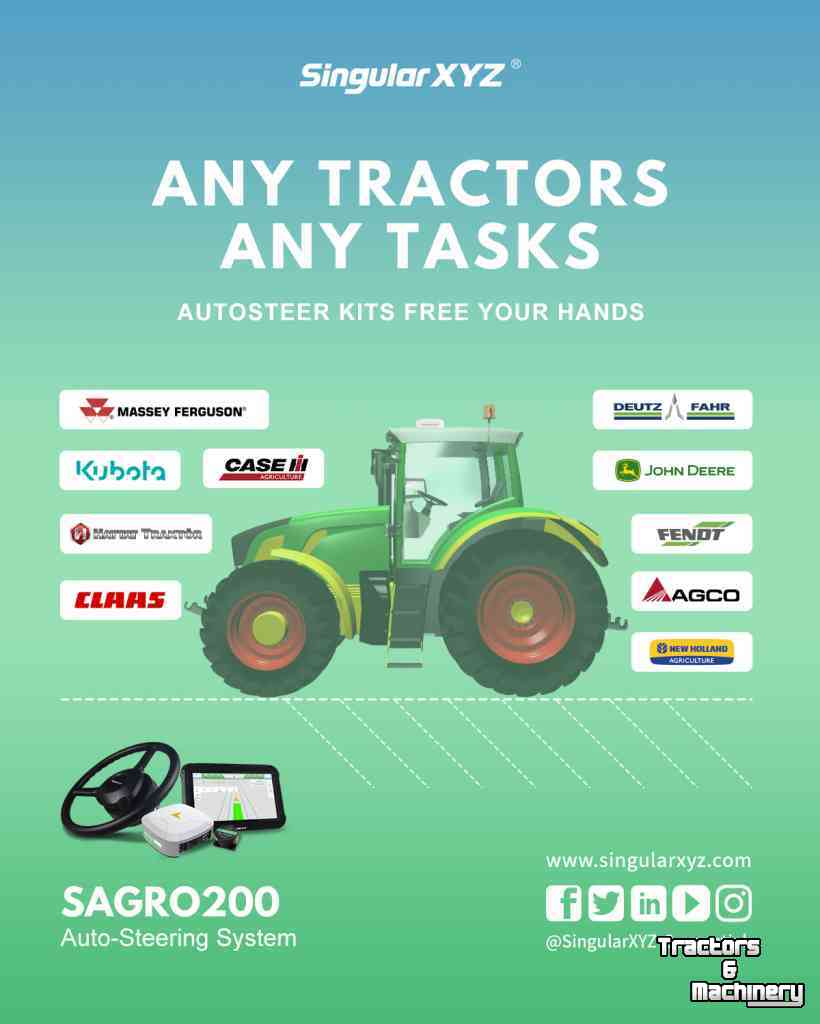 Systèmes et accessoires de GPS  Singular  GPS systemen met RTK