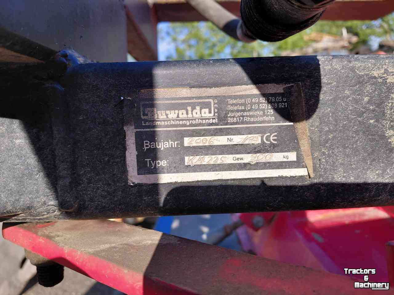 Balayeur Qmac KM225 Veegmachine