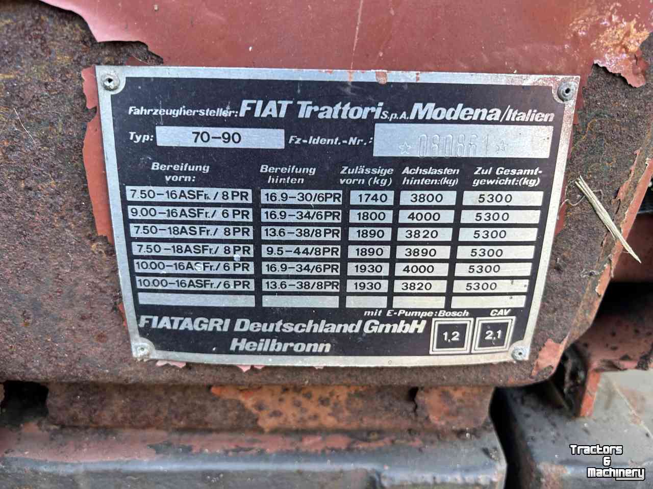 Tracteur Fiat-Agri Fiat 70-90
