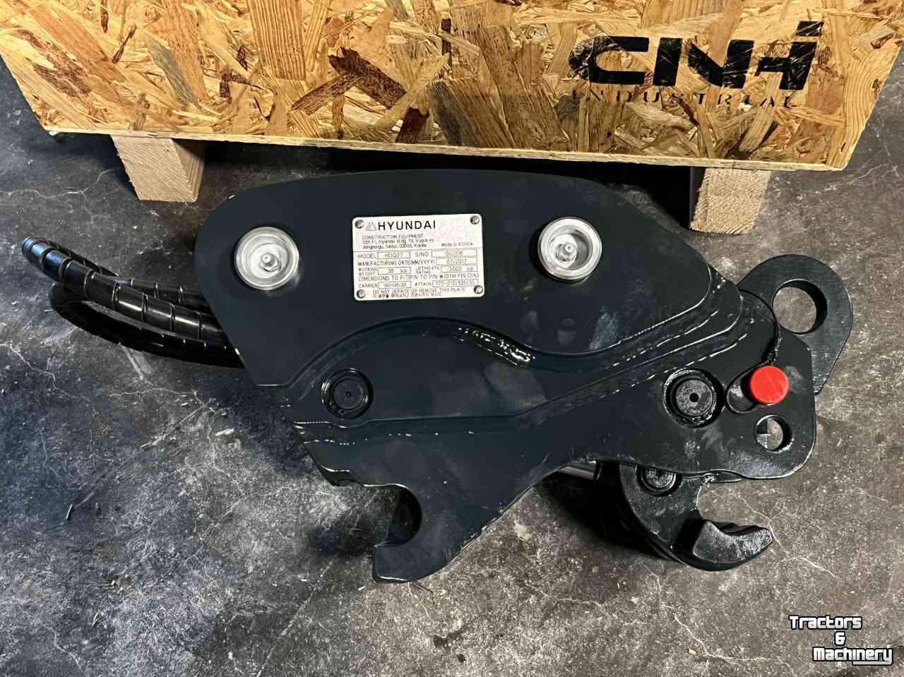 Mini pelleteuse Case Case CX30C New Holland E30C  Hydraulische Snelwissel - HYUNDAI HDQ27  Parts nr:32MK-95120CG