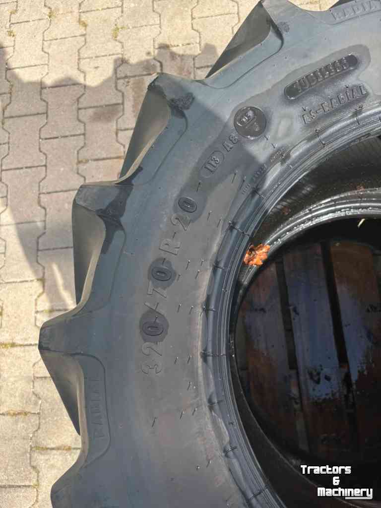 Roues, Pneus, Jantes, Barillets Jumelage Mitas 320-70-20