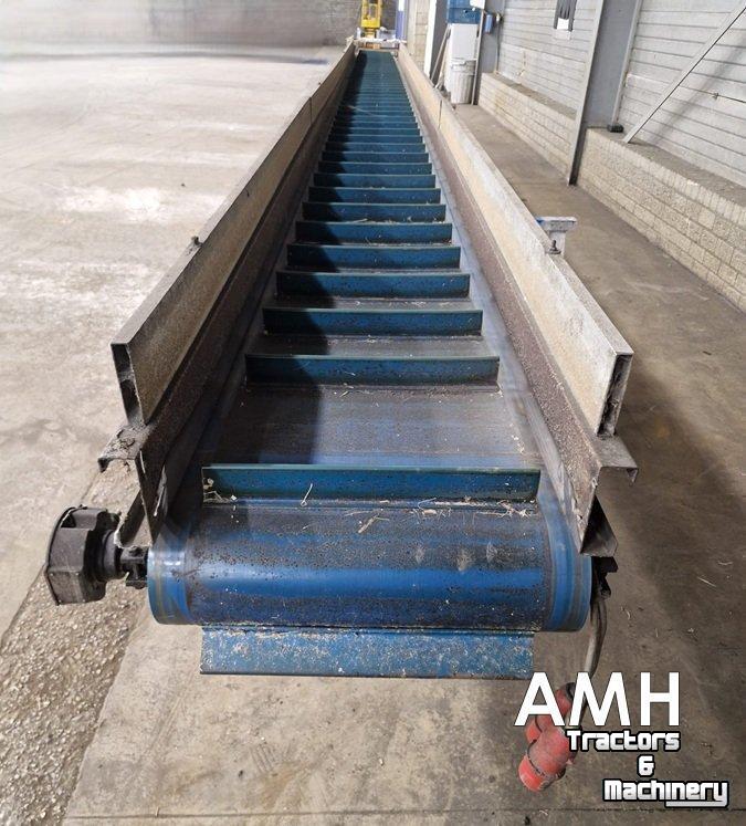Convoyeur élévateur  9900X520 OPVOERBAND ELEVATORBAND ELEVATOR BELT FÖRDERBAND STEIGBAND
