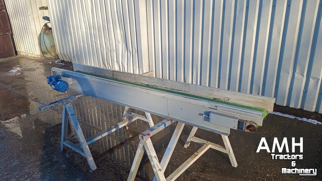 Convoyeur  Vlakke band 2420 X 250 TRANSPORTBAND VLAKKE BAND FLAT BELT CONVEYOR BELT FLACHBAND FÖRDERBAND