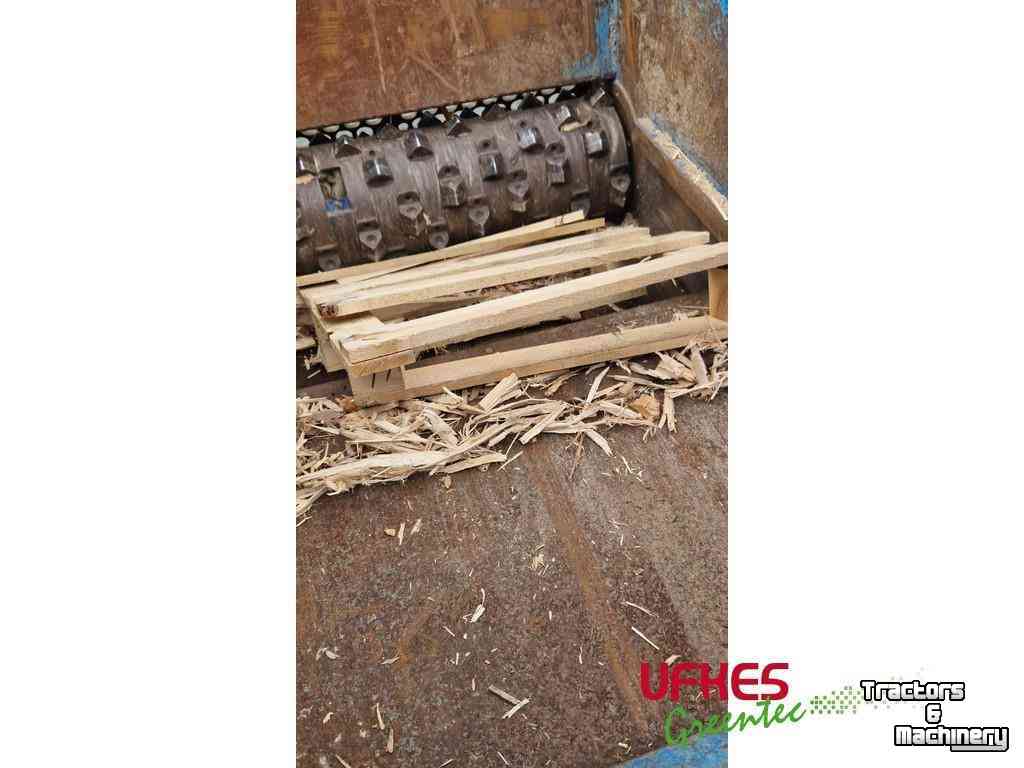 Broyeur de bois  Bleu Single Shaft Shredder / Hakselaar / Versnipperaar