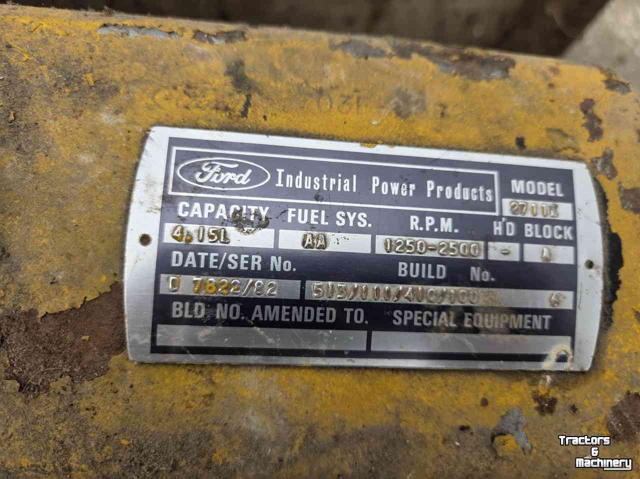 Moteur Ford 2711E