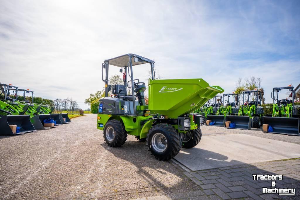 Tombereau sur pneus E-Kraft D1600 Elektrische dumper kruiwagen