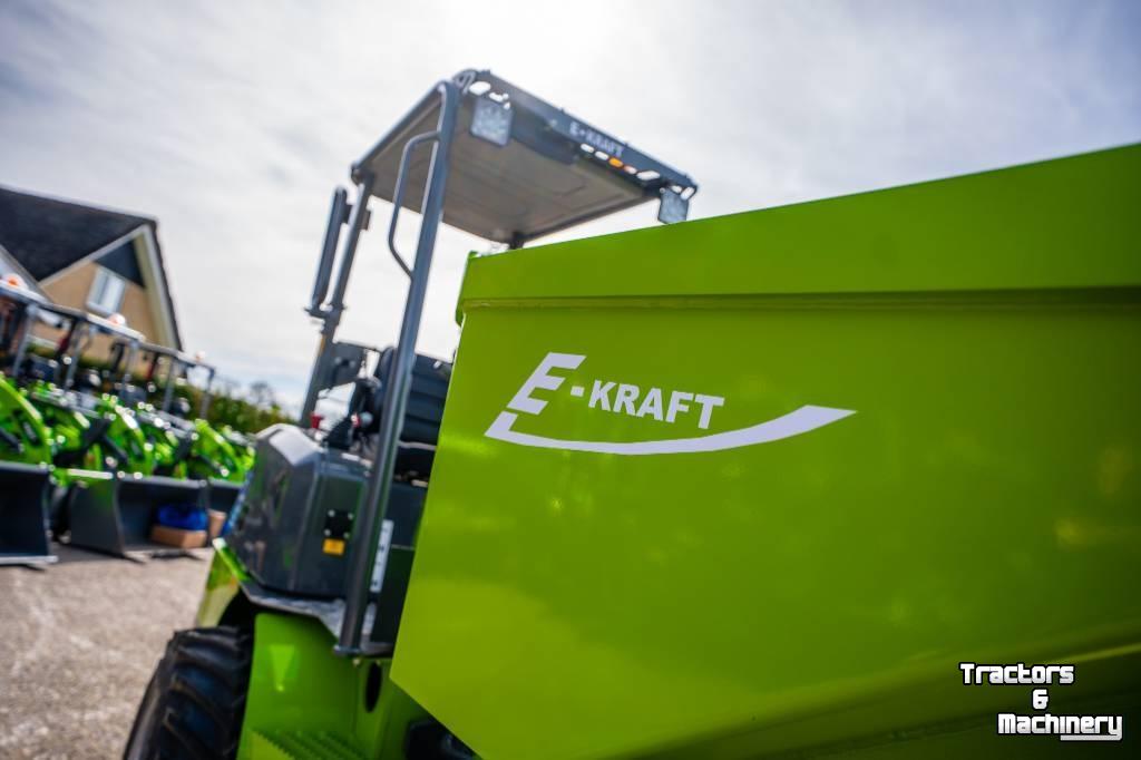 Tombereau sur pneus E-Kraft D1600 Elektrische dumper kruiwagen